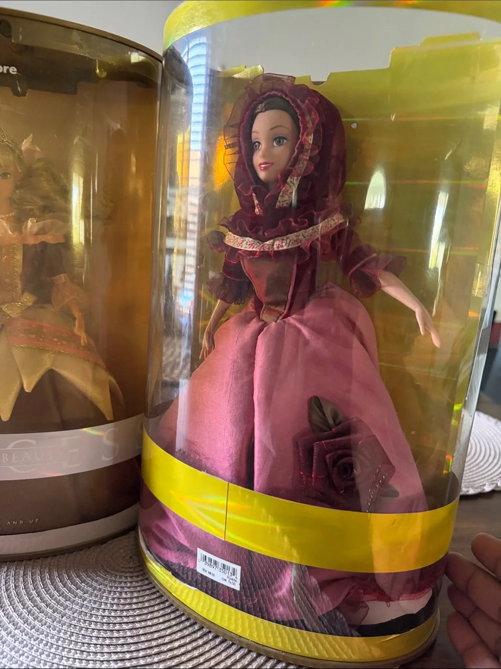 Disney Princess Sleeping Beauty & Belle Dolls Collectible Lot of 2
